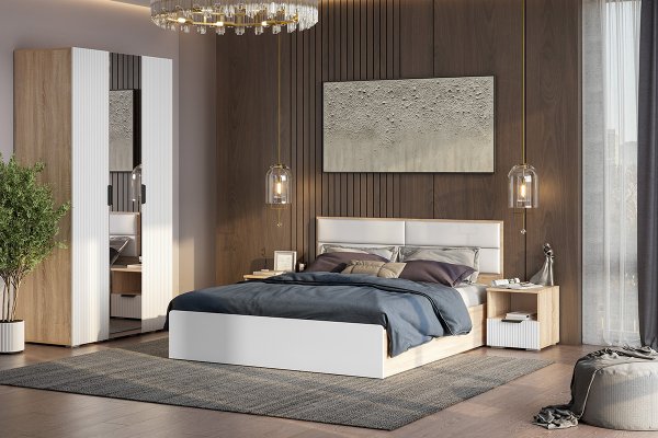 Кровать Норд КРПМ-160 1,6*2,0 м с подъемным механизмом SL