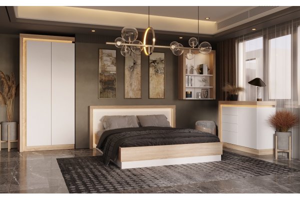 Кровать "Астра" 1,6*2,0 м с основанием ЛДСП