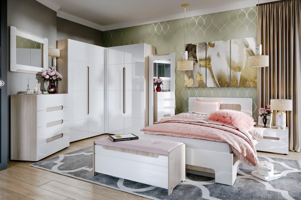 Кровать "Палермо-3" 1,6*2,0м с настилом